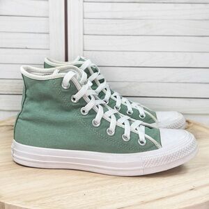 Converse Chuck‎ Taylor Customized High Top
Sneakers Sage Green 5 Men 7 Women